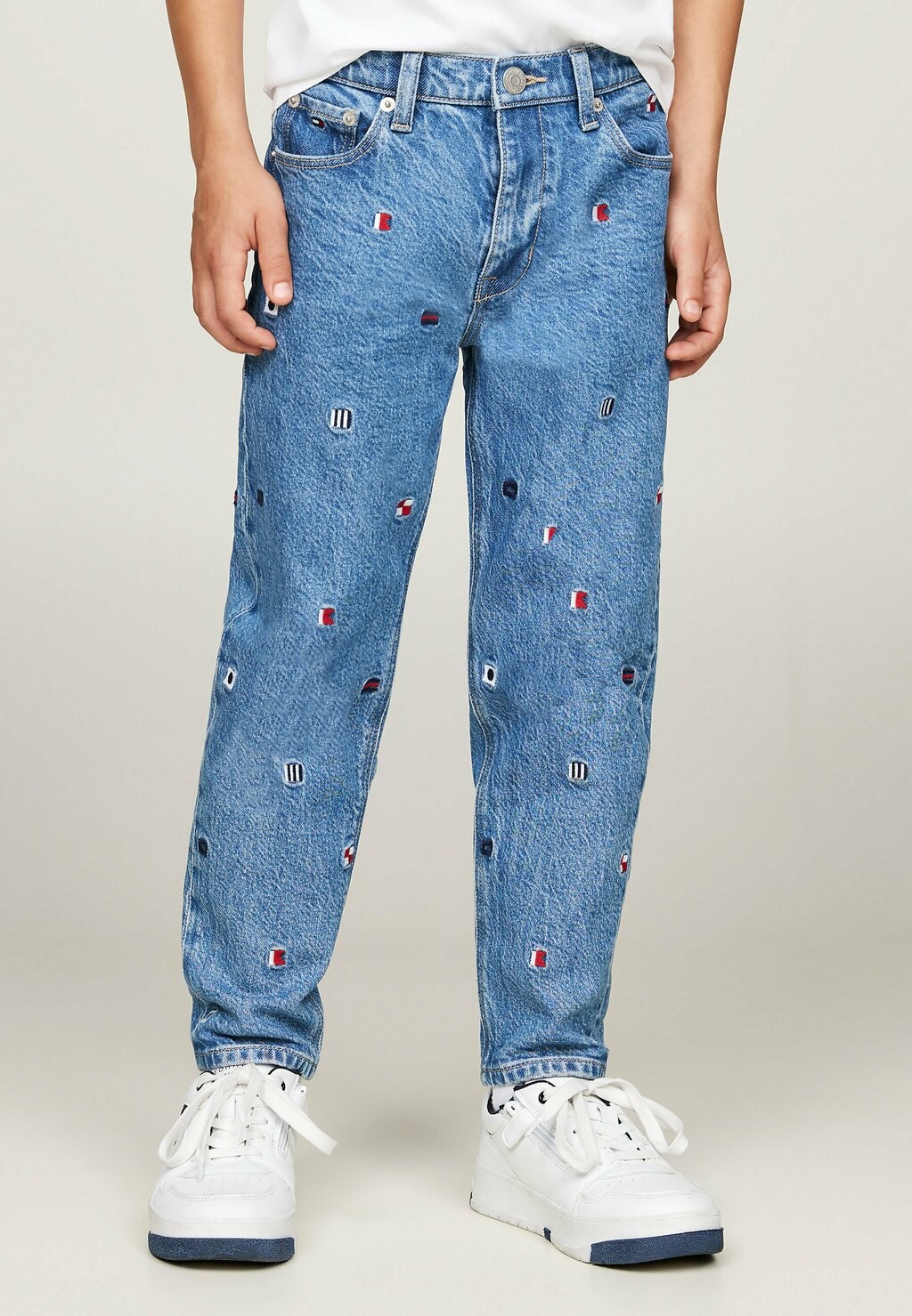 

Джинсы прямого кроя ARCHIVE FLAGS EMBROIDERED Tommy Hilfiger, синий