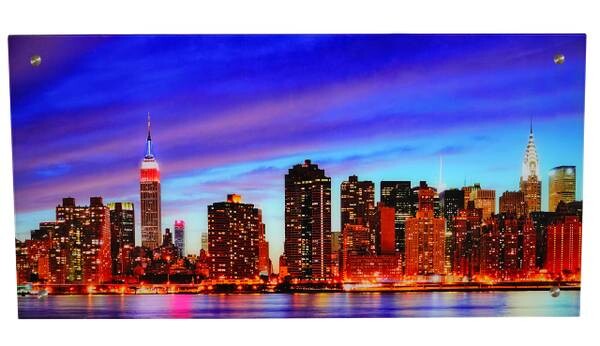 

Стеклянная картина HWC T115 50x100cm New York