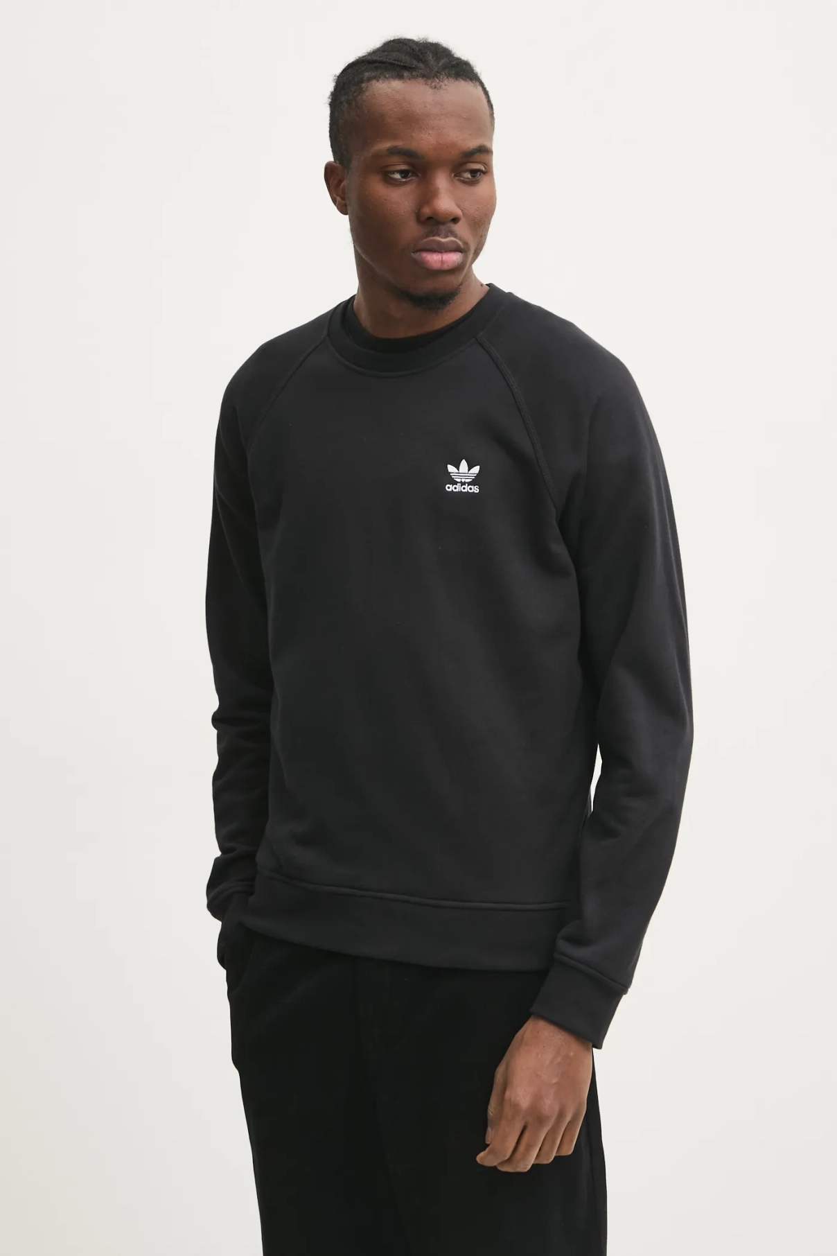 

Толстовка Essential из хлопка adidas Originals, черный
