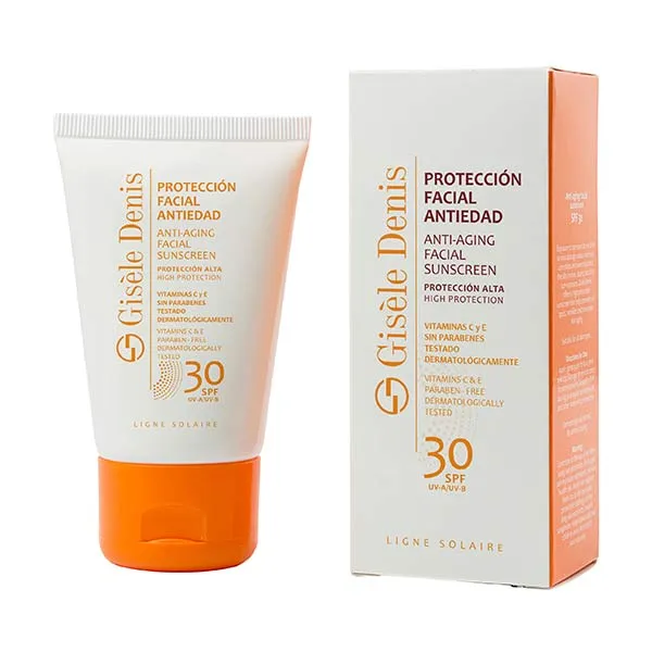 

Солнцезащитный крем с витамином С и Е Protección Facial Antiedad Spf 30 Gisele Denis, 40 ml