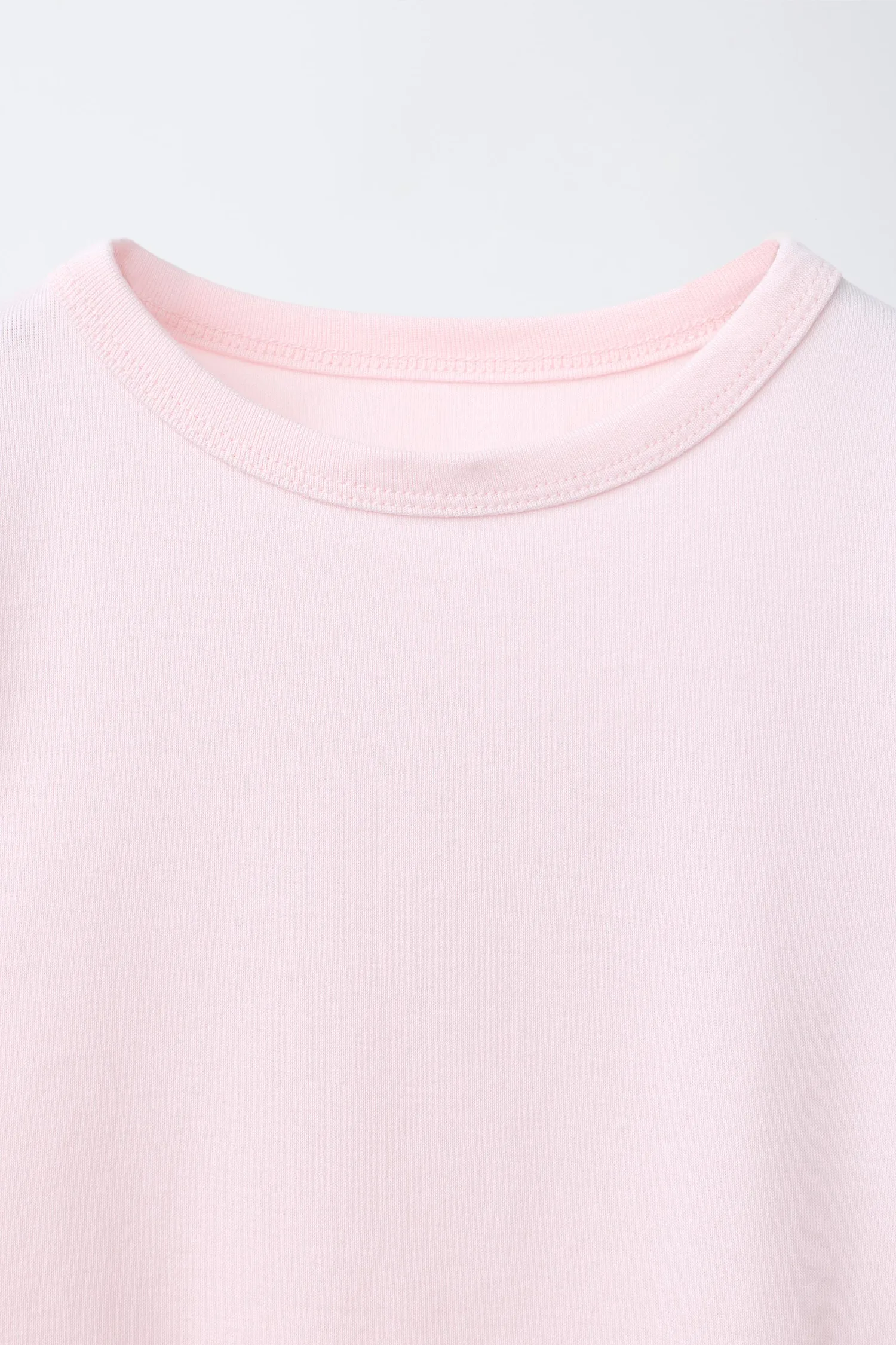 Футболка с бантиками из модала с вырезами Zara, розовый — фото 3