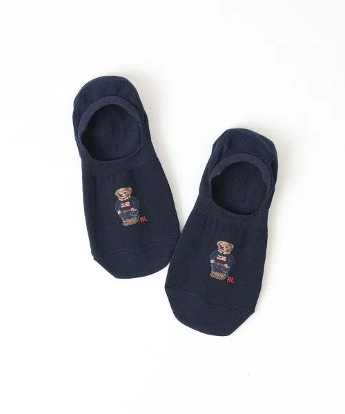 Женские носки POLO RALPH LAUREN из органического хлопка с джинсовой тканью и нескользящей пяткой (03207920)