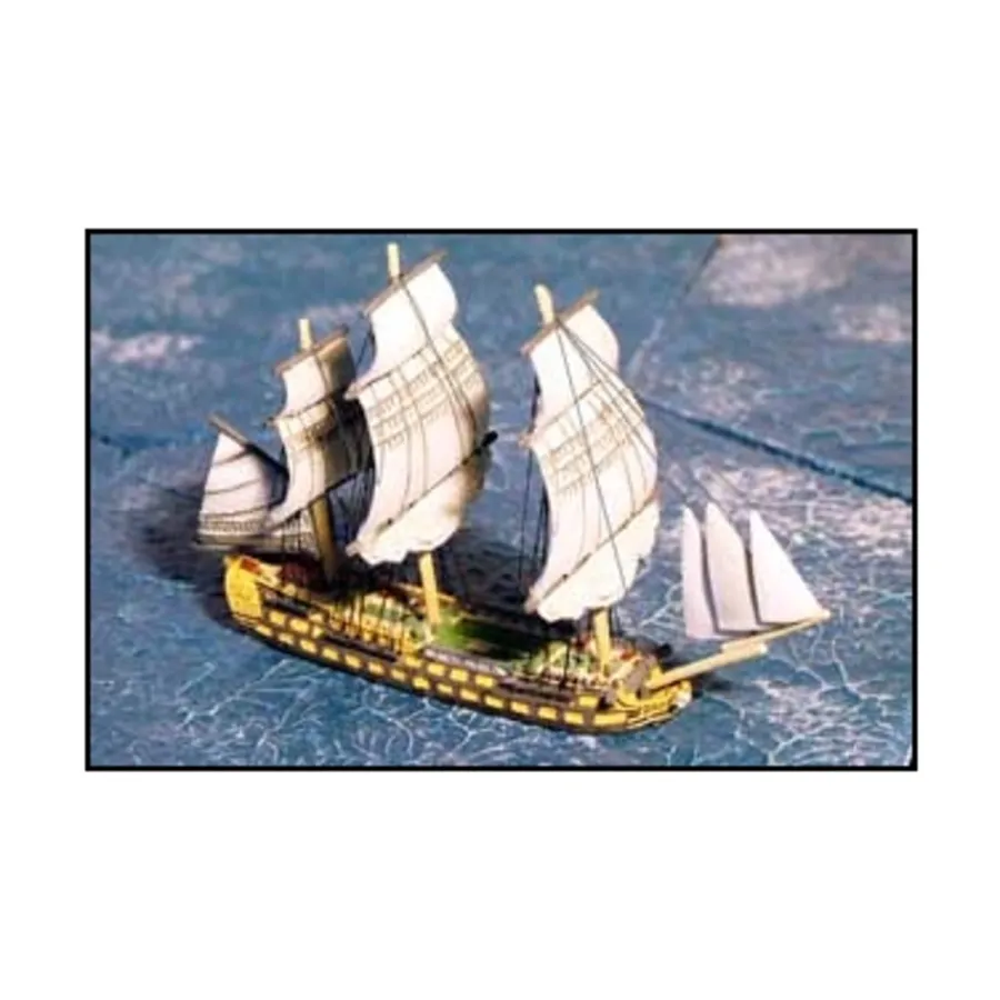 

74-пушечный линейный корабль - Эль Монтанес, Micronauts - Napoleonic Era Sailing Ships - Battle Sail Sets (1:1200)