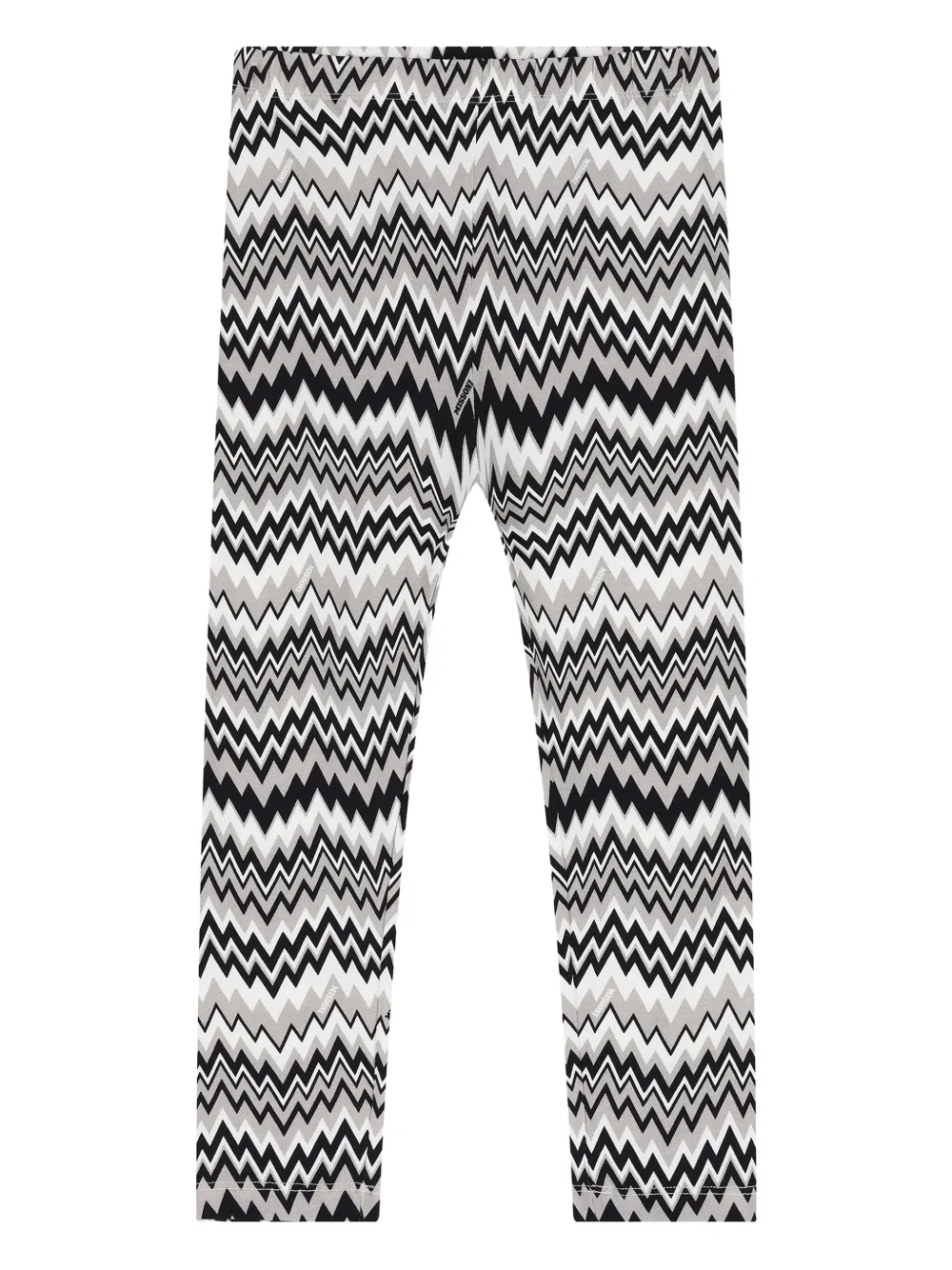 

Леггинсы с узором зигзаг Missoni Kids, черный