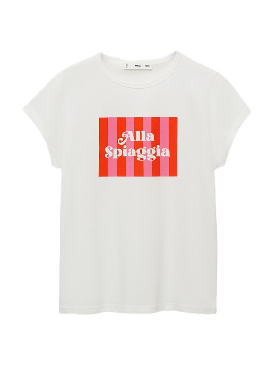 

Футболка MANGO ILLUSTRA, White