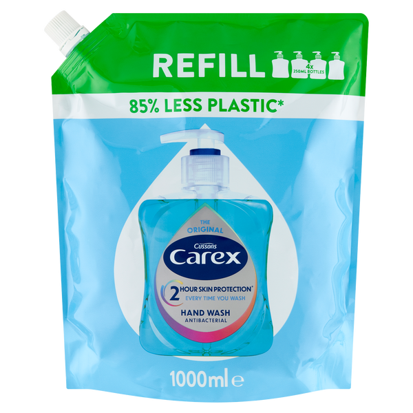 

Поставка антибактериального жидкого мыла, 1000 мл Carex Original