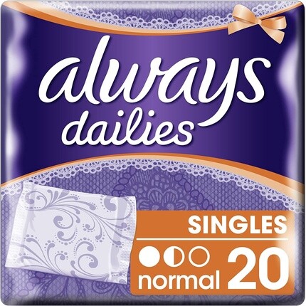 

Ежедневные прокладки Dailys Normal, 20 шт. в упаковке Always