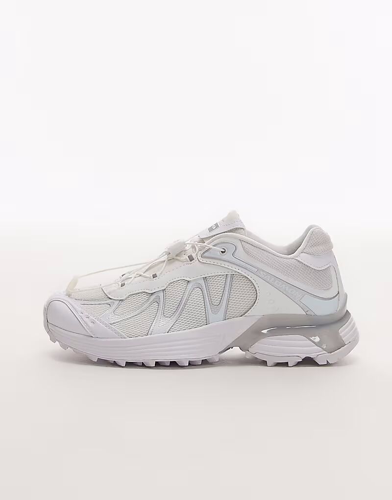 Кроссовки Salomon XT-Whisper белого и серебристого цветов — фото 2