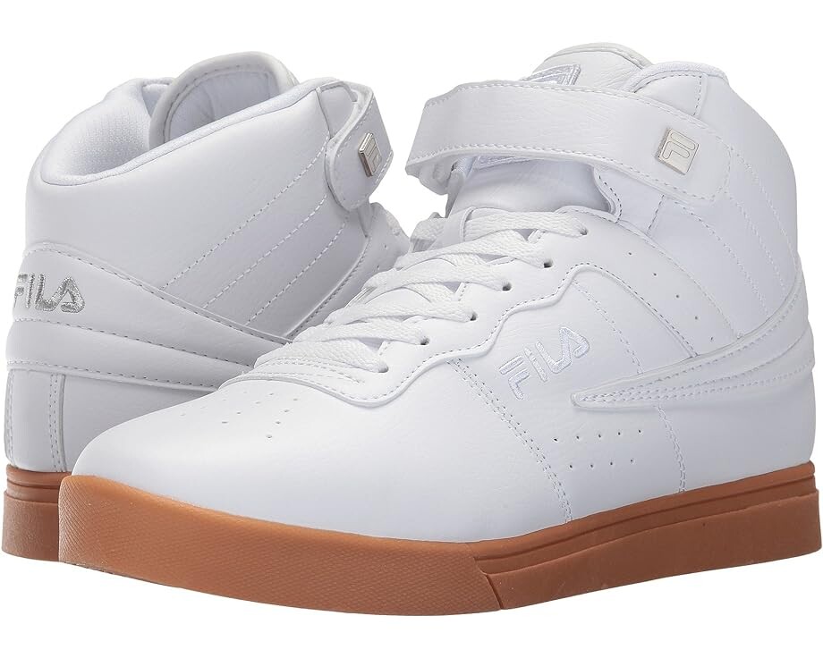 

Кроссовки Fila Vulc 13 Mid Plus, цвет White/Metallic Silver/Gum
