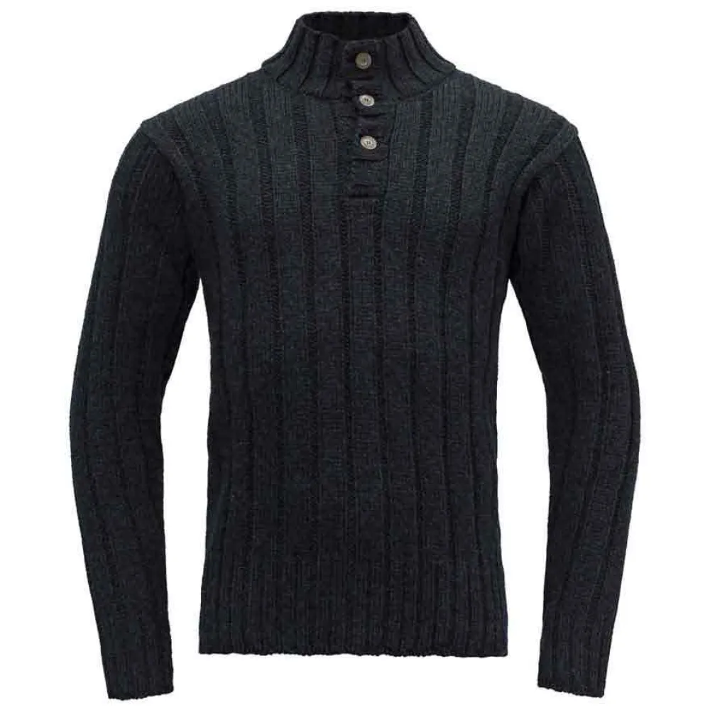 

Свитер DEVOLD OF NORWAY Nansen Wool Button Neck, черный