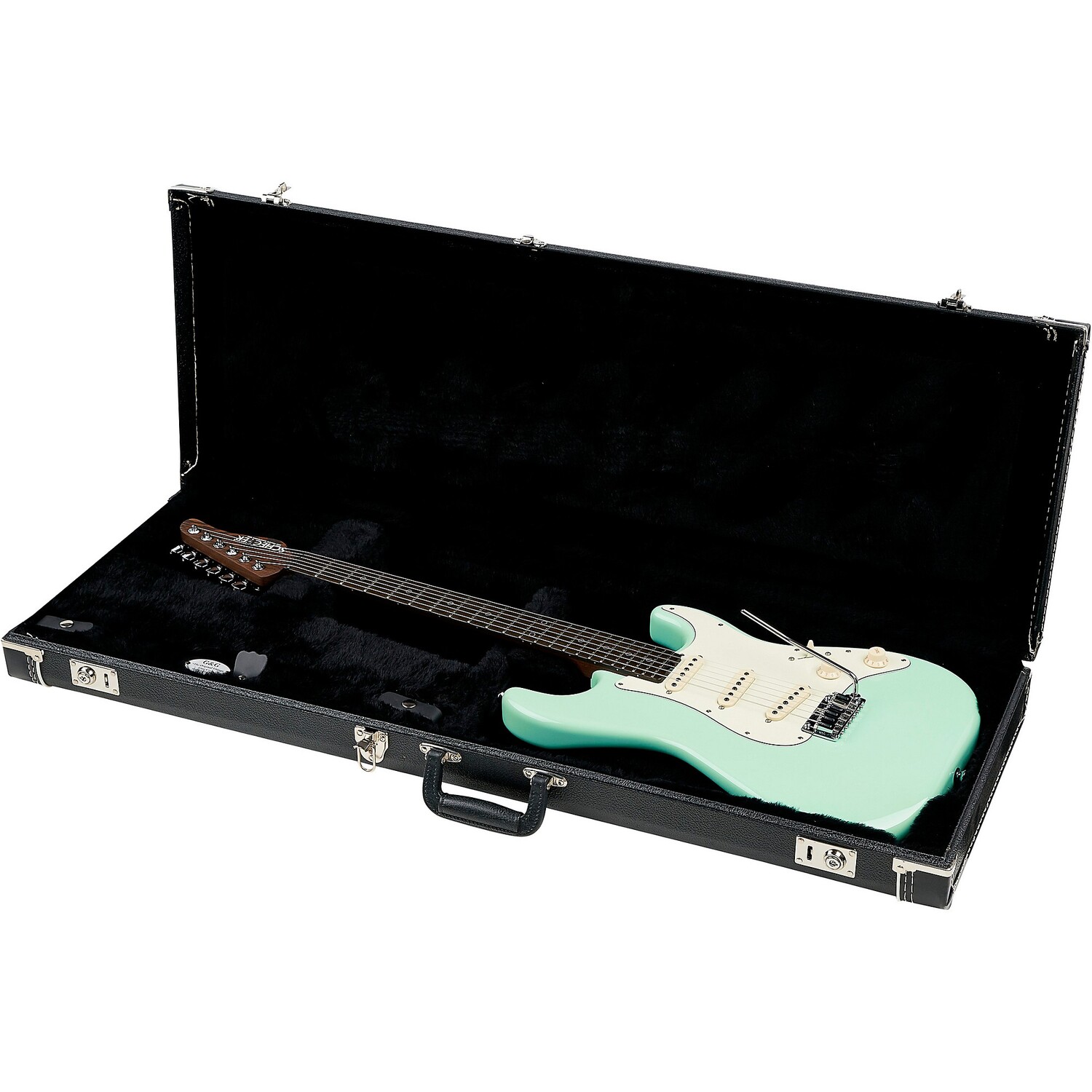 

Schecter Guitar Research Custom Shop Ник Джонстон Традиционная электрогитара Atomic Green Мятно-зеленая накладка