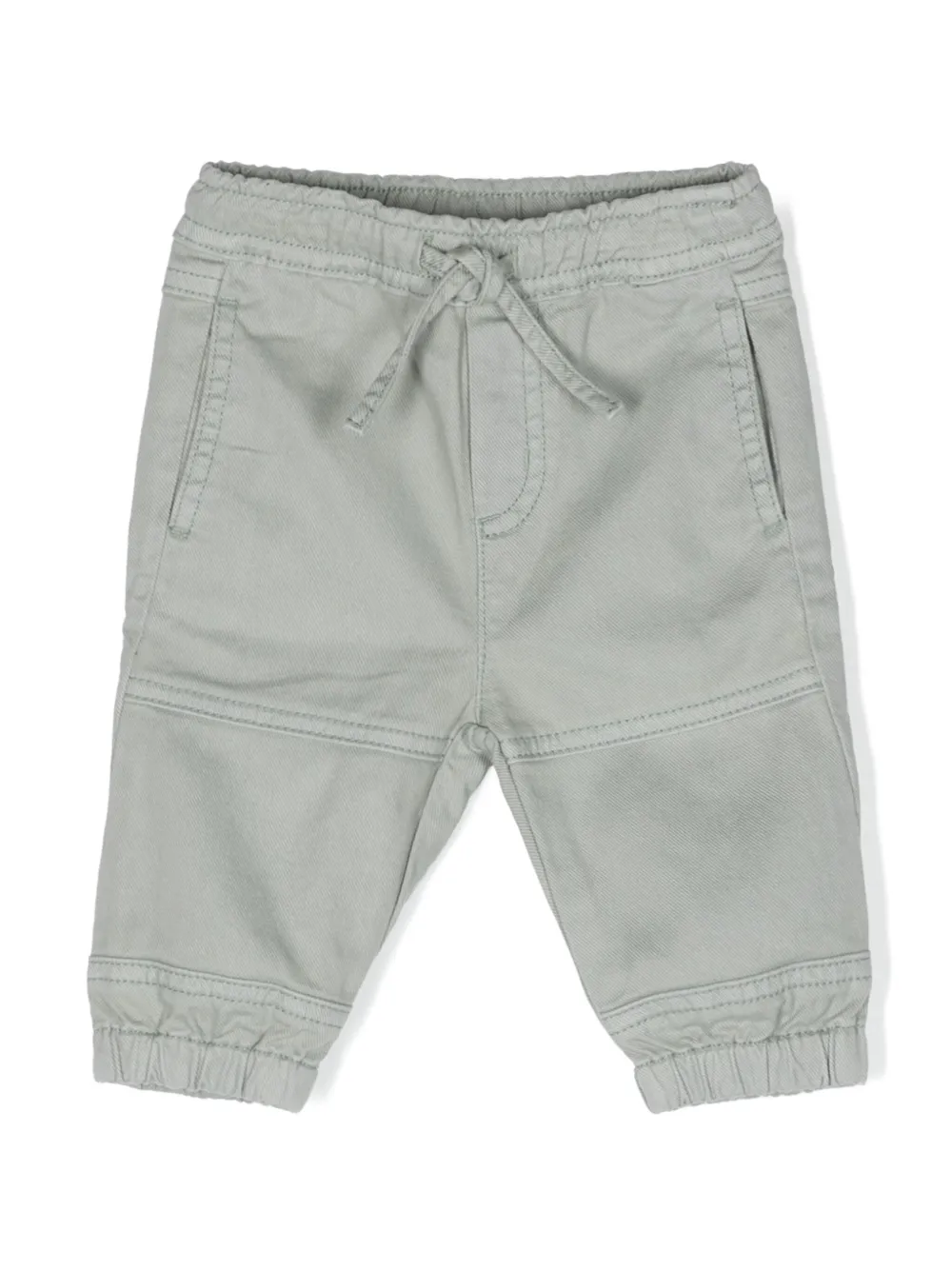 

Зауженные брюки с нашивкой-логотипом Stella McCartney Kids, зеленый