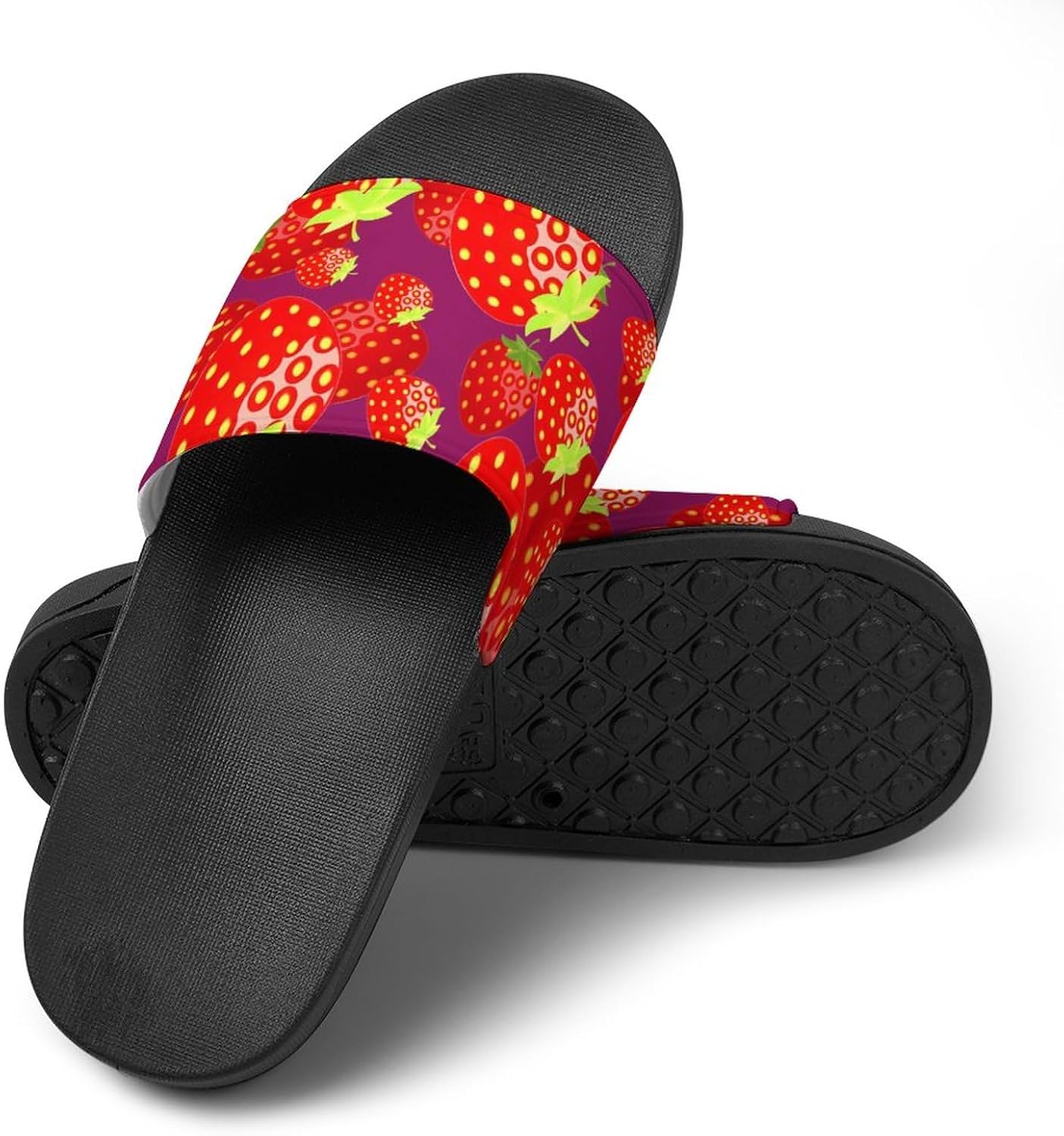 

Нескользящие ванночные милые тапочки с изображением коровы, мягкие шлепанцы для душа, удобные шлепки для душа, сандалии для плавания, пляжа, дома, общежития, для улицы, унисекс, для женщин и мужчин Jeireumteor, красный