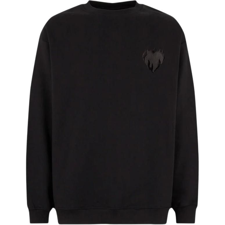 

25SS | VOS Loose Fit Crew Neck Sweatshirt Unisex Vision Of Super, черный