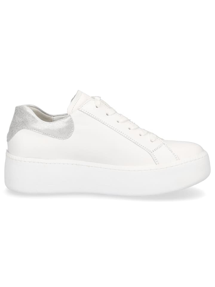 Кроссовки на шнуровке WALDLÄUFER Plateau-Sneaker Nicky, белый — фото 4