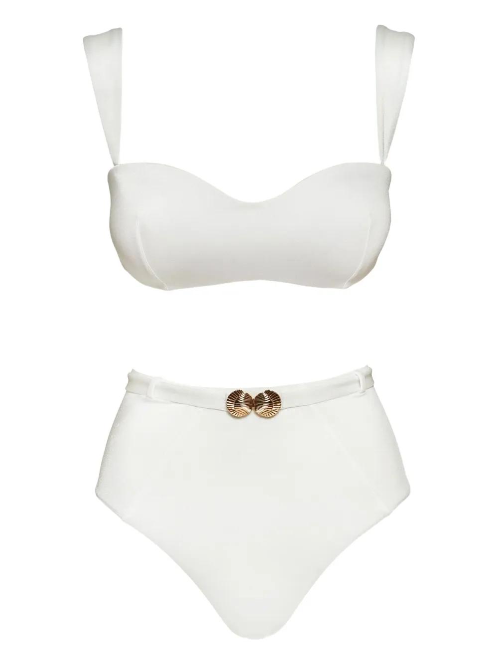 

Бикини с топом бандо Noire Swimwear, нейтральный