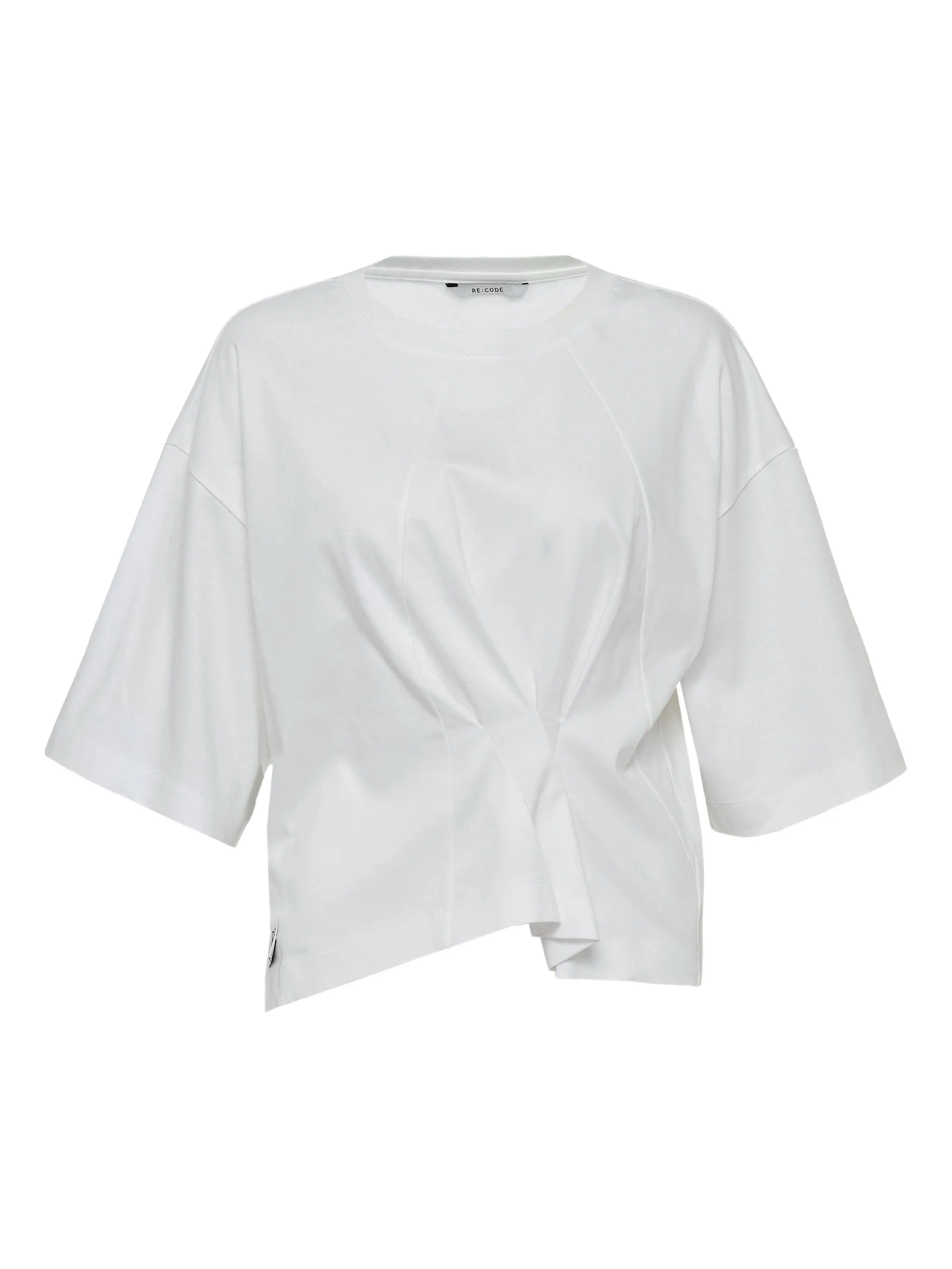 

Футболка со сборками Re Code, белый