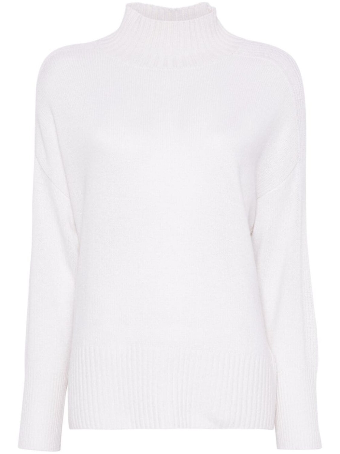 

Allude кашемировый свитер с воротником-стойкой, белый