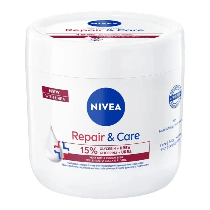 

Nivea, Repair & Care, Увлажняющий и восстанавливающий крем с мочевиной, 400 мл