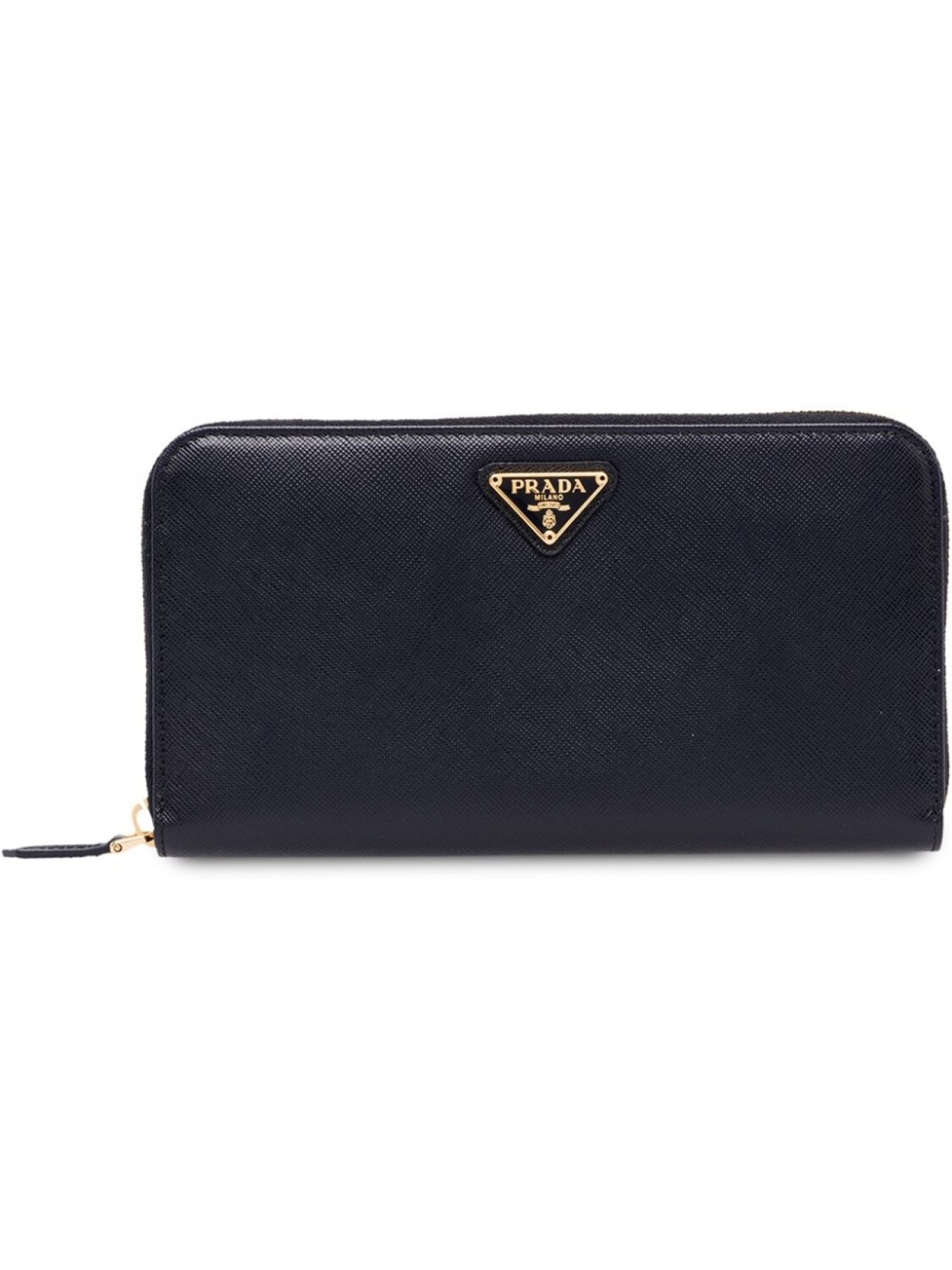 

Prada большой кошелек с круговой молнией, черный