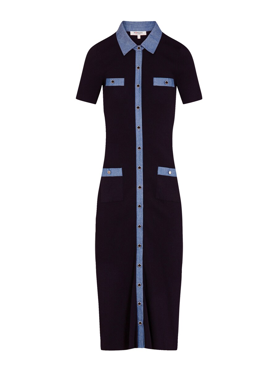 

Платье-рубашка Morgan, цвет marine blue/Blue denim