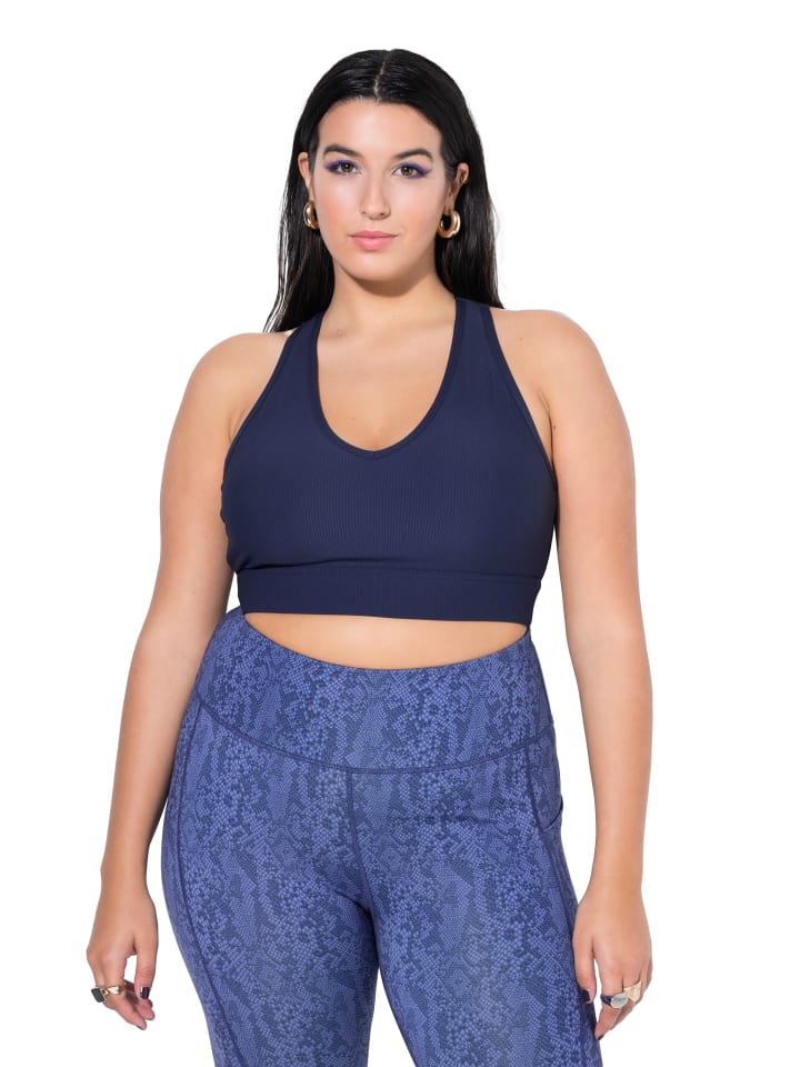 

Спортивный бюстгальтер темно-синего цвета Studio Untold