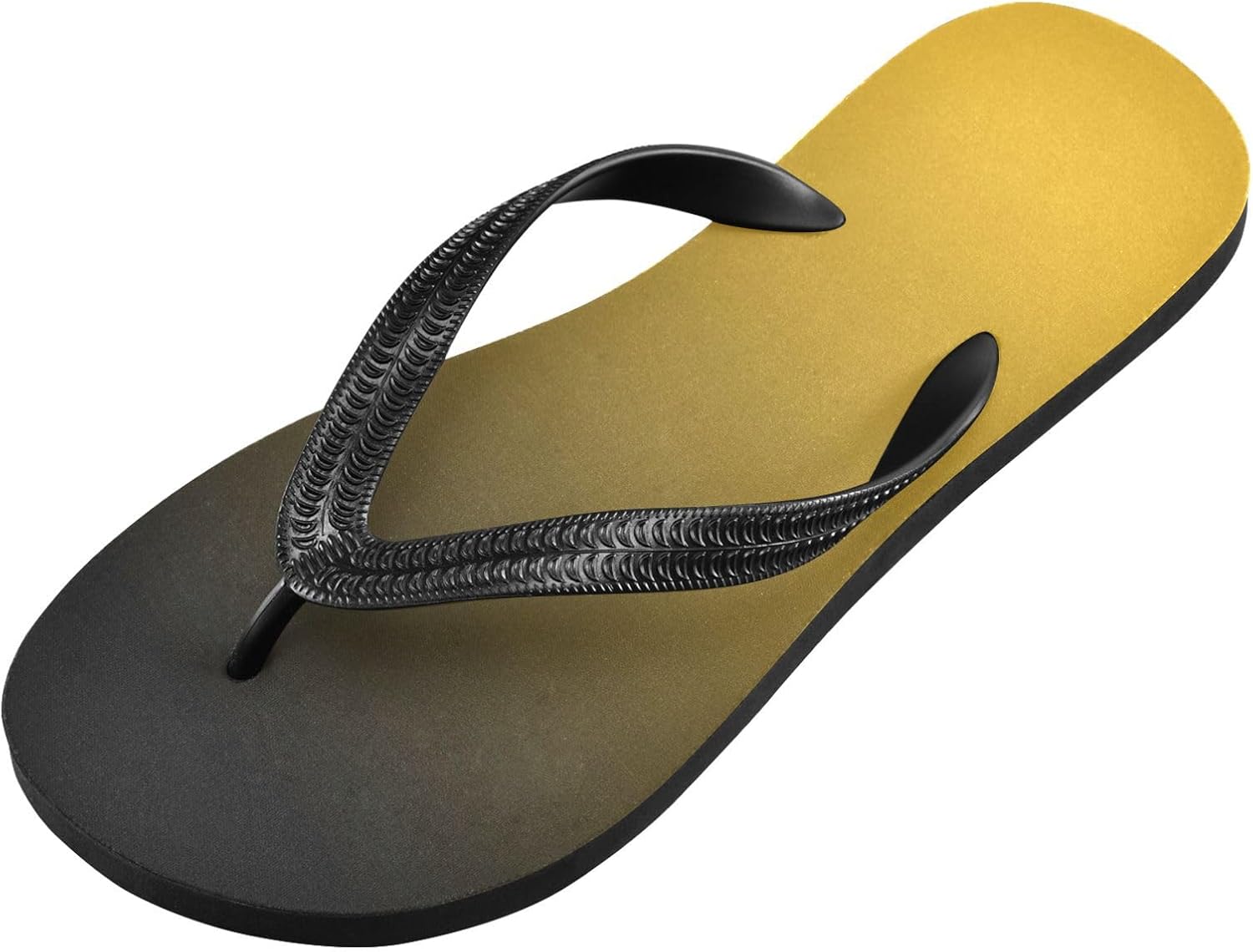 

Шлепанцы оранжево-синего градиента для пляжа, душа, резинескользящие летние тапочки для женщин и мужчин Sinestour