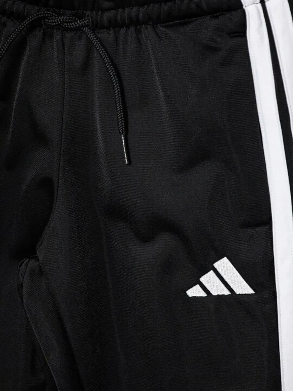 Полосатый спортивный костюм Adidas Kids, черный — фото 4