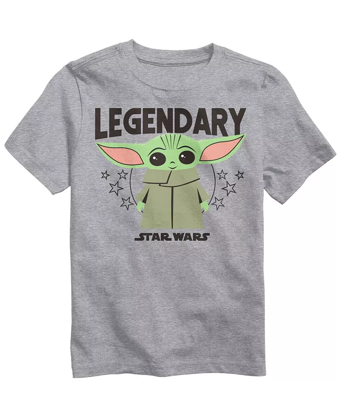 

Легендарная футболка с коротким рукавом для мальчиков Star Wars, серый