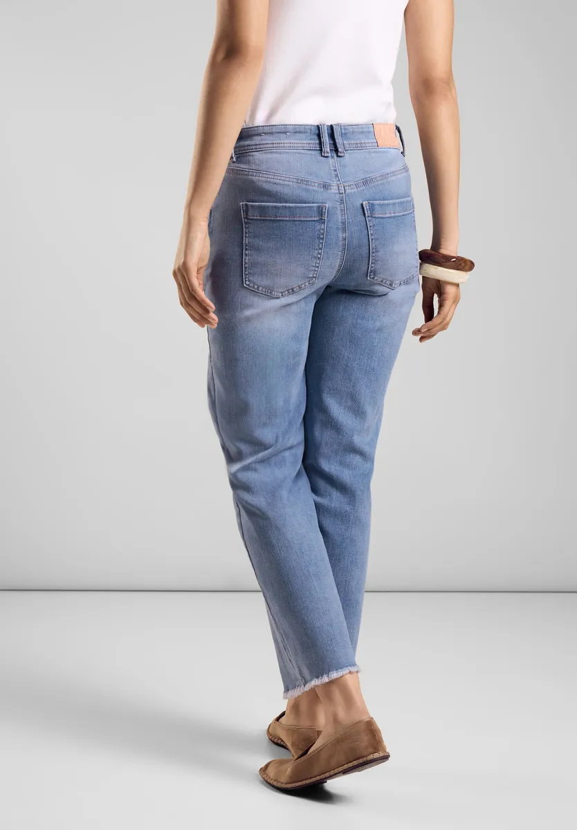 

STREET ONE джинсы комфортного кроя, высокая талия, цвет Light Blue Soft Wash