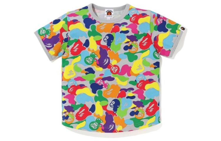 

Детская футболка A Bathing Ape, мультиколор