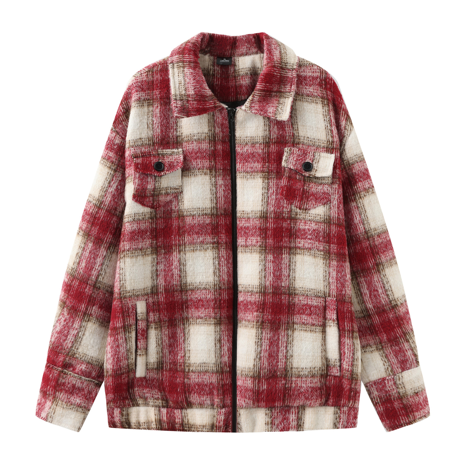 

Куртка Unisex UNKNOWTAL, красно-белая клетка, Белый, Куртка Unisex UNKNOWTAL, красно-белая клетка