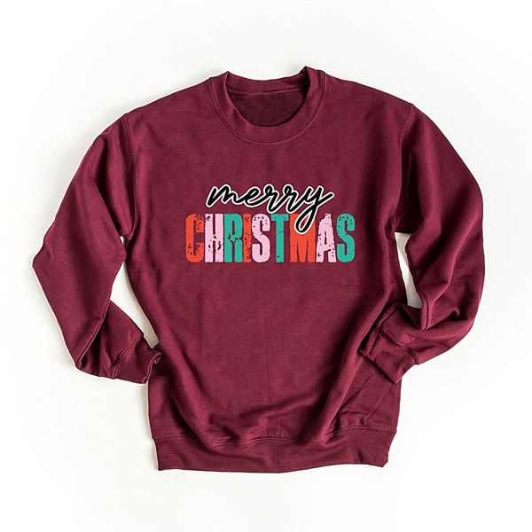 

Свитшот Merry Christmas в стиле distressed Simply Sage Market, Maroon, Зеленый, Свитшот Merry Christmas в стиле distressed Simply Sage Market, Maroon