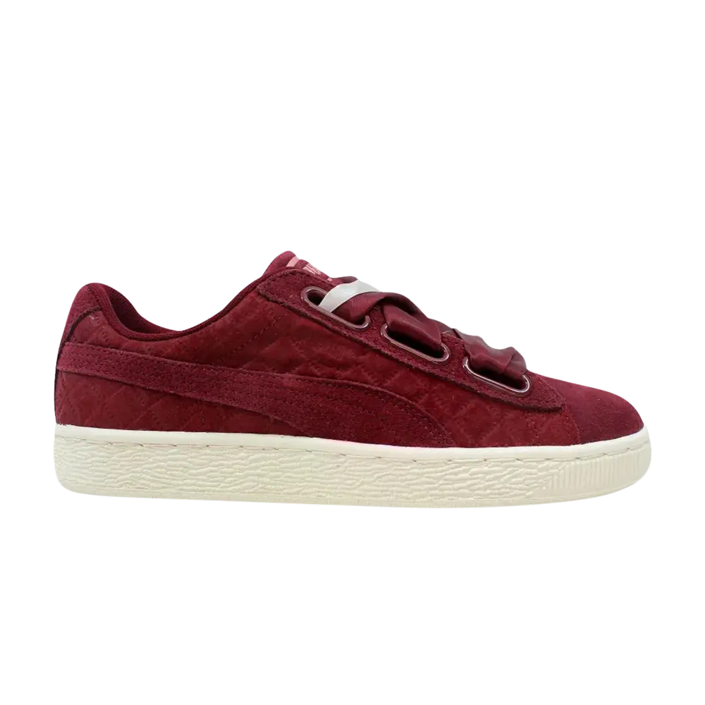 

Кроссовки Wmns Suede Heart Quilt Puma, красный