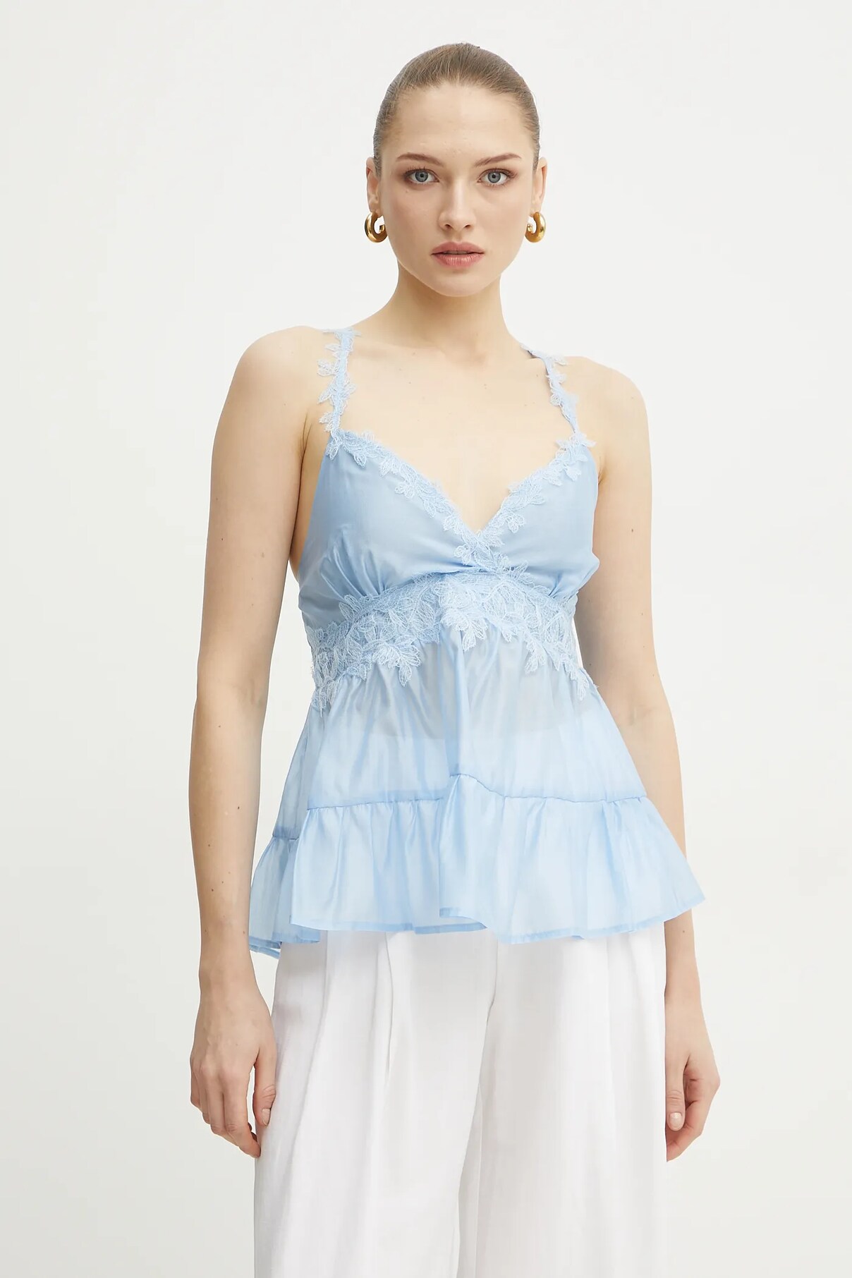 

Блузка Ermanno Scervino, синий