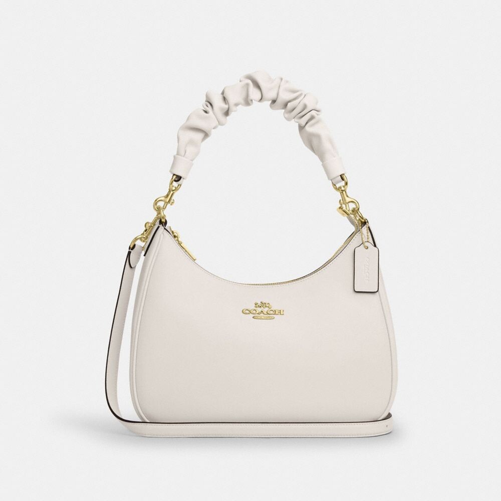 

Сумка-хобо Тери COACH, цвет gold/chalk
