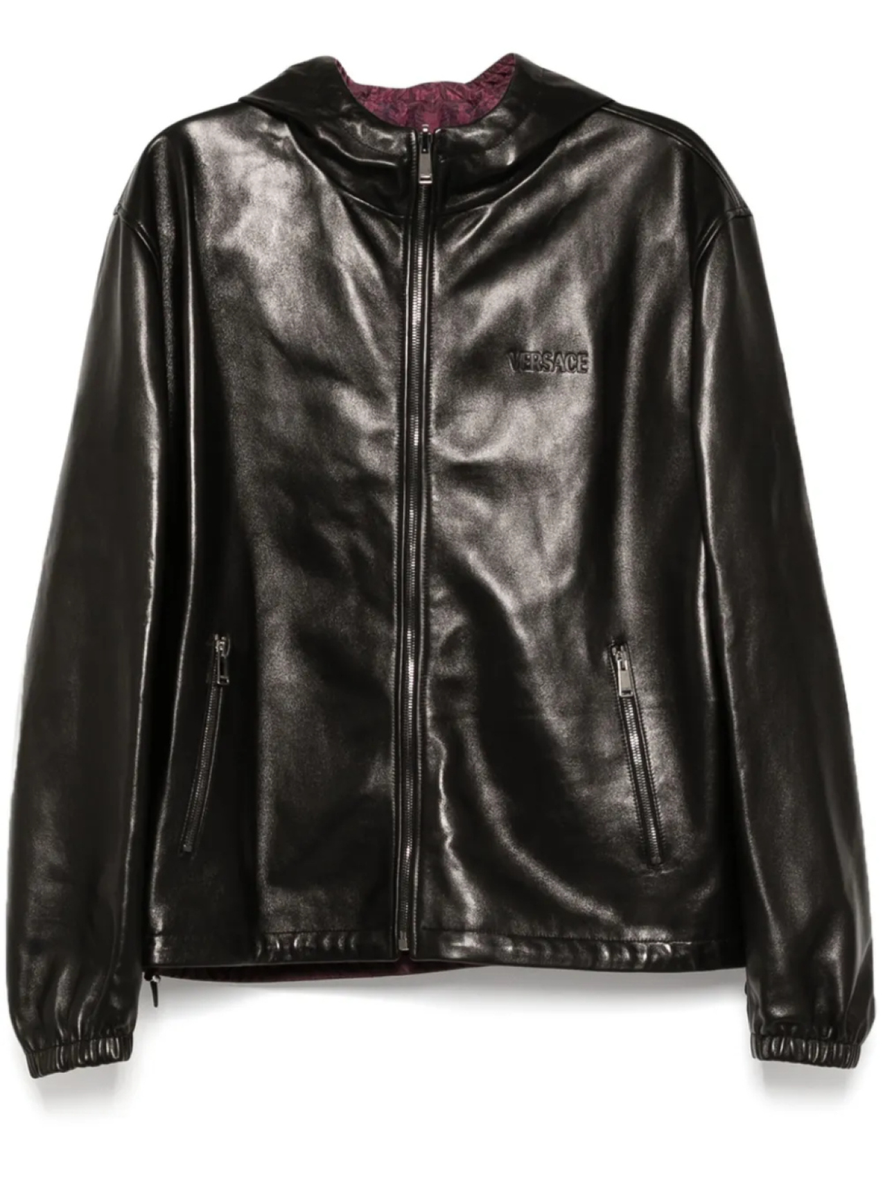 

Versace куртка с капюшоном, черный