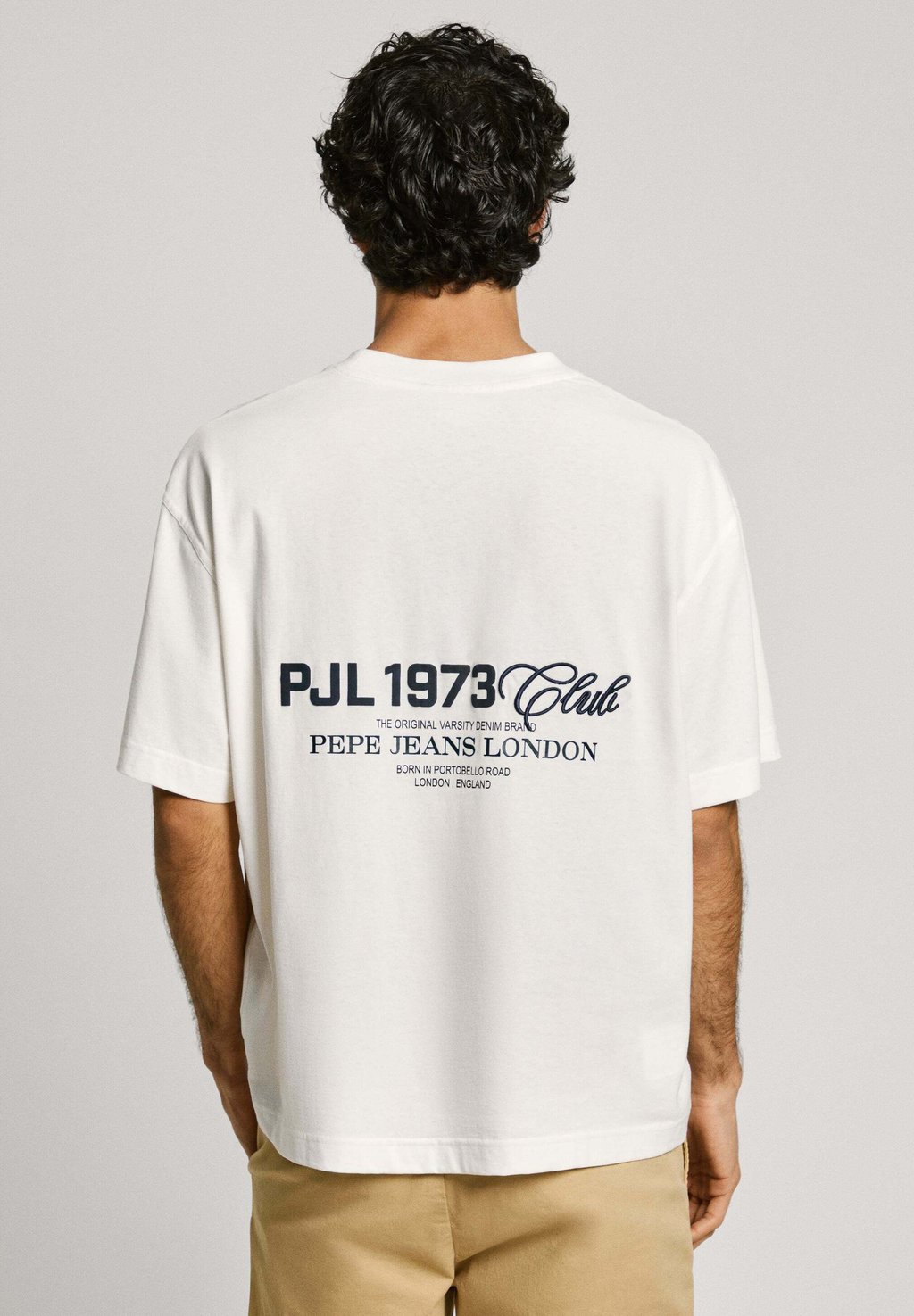 

Футболка с принтом COLVILLE Pepe Jeans, кремовый