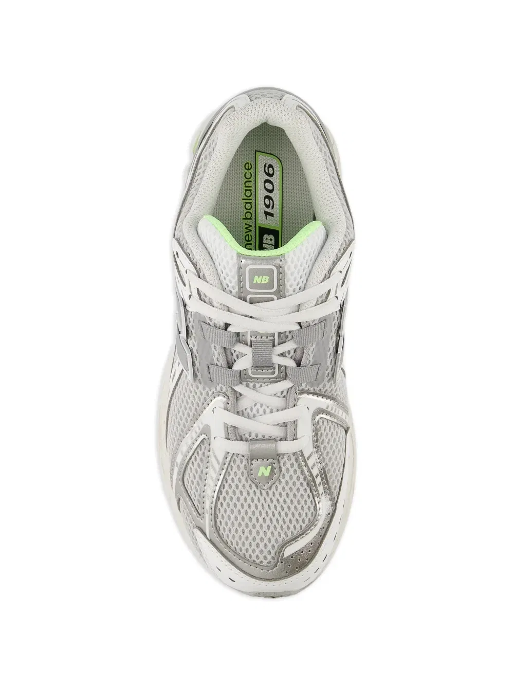 Кроссовки 1906 на шнуровке New Balance Kids, белый — фото 3