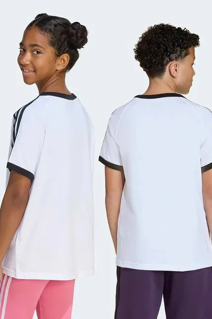Футболка детская с коротким рукавом Adidas Originals, белый — фото 3