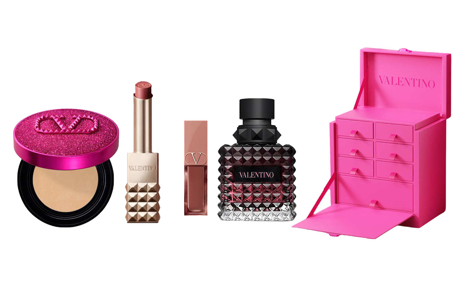 

Набор духов adventure miss lipstick eau de parfum edp цитрус жасмин четыре предмета Valentino