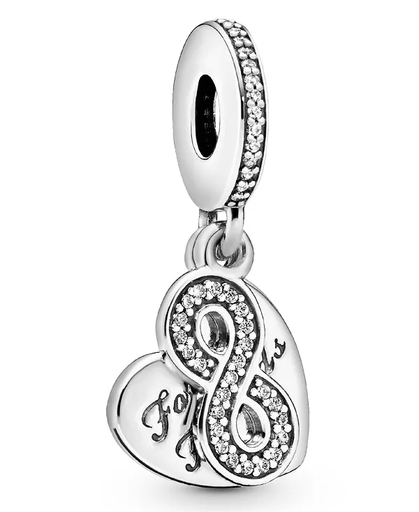 

Подвеска-Сердце с кубическим цирконием «Друзья навсегда» Pandora, clear