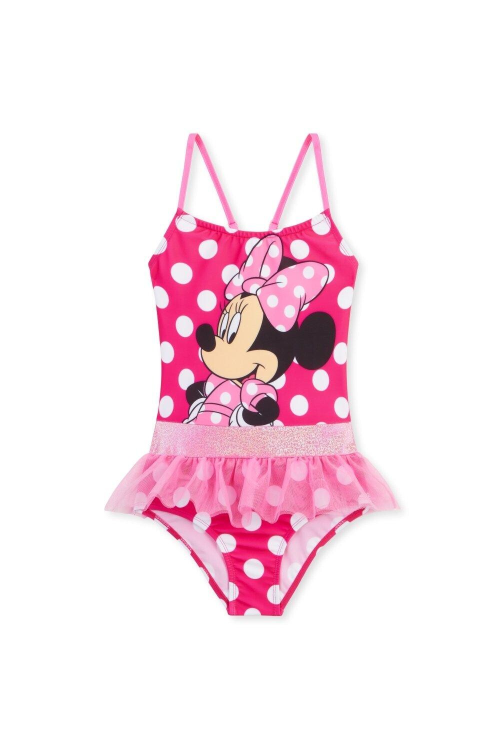 

Сплошной купальник из тюля Minnie Mouse Disney, розовый