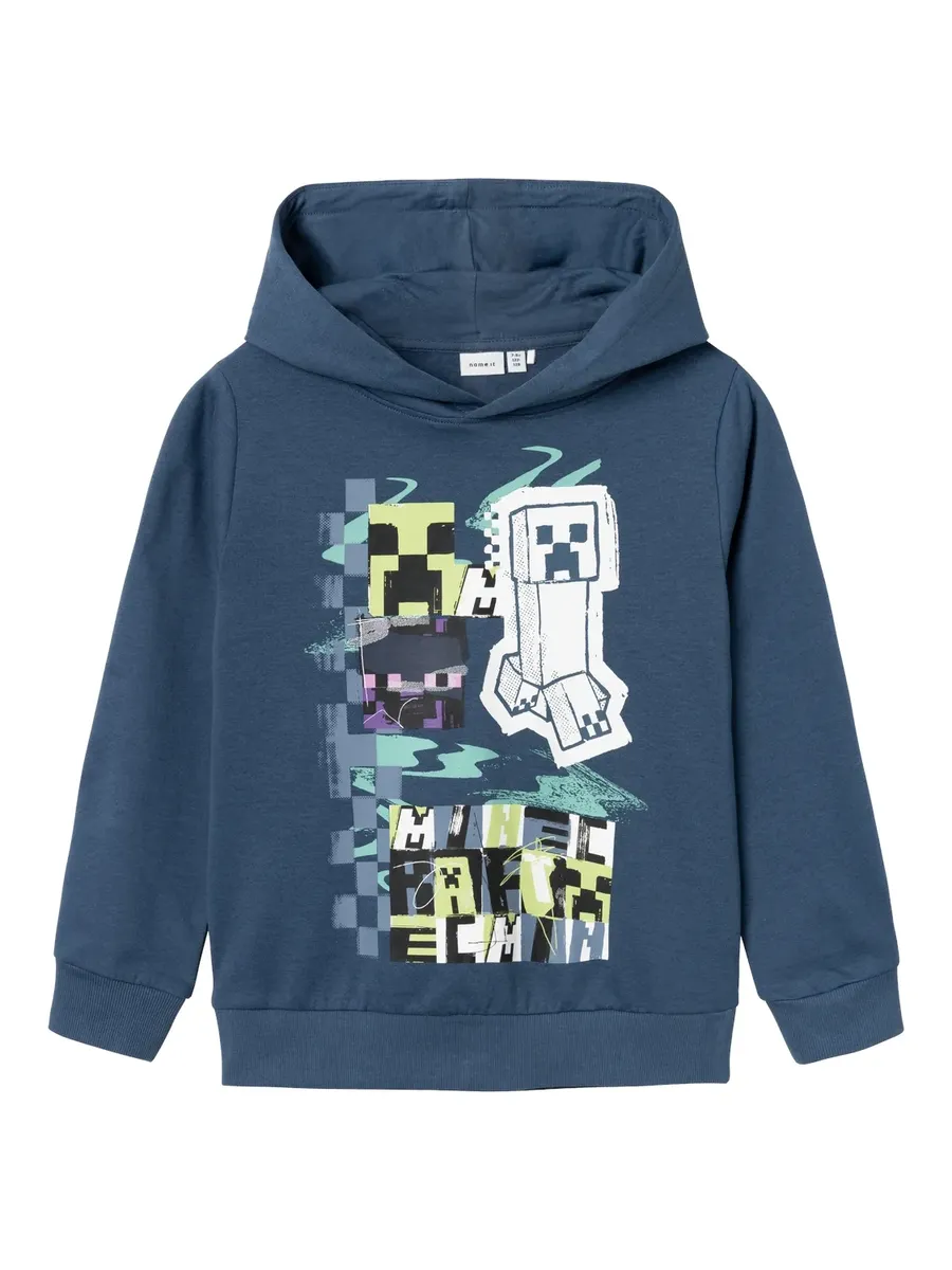 

Толстовка Name It "NKMJIRO MINECRAFT SWEAT WH BRU NOOS BFU ", цвет Dark Denim