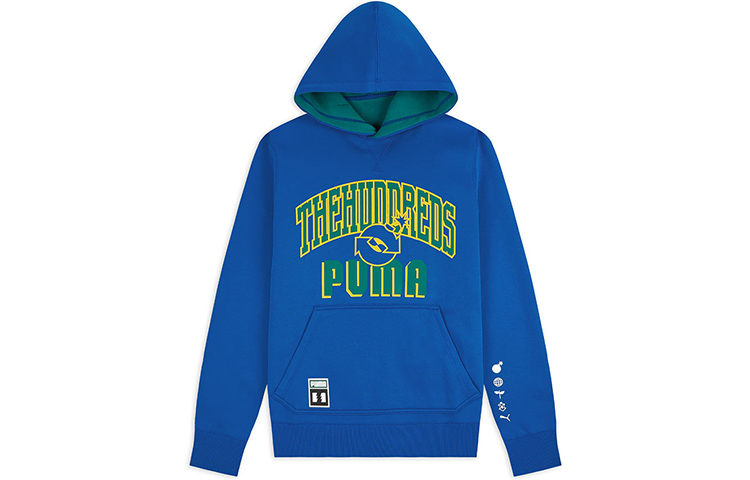

The Hundreds X Толстовка Мужская Бирюзовая PUMA, Сине-Зеленая