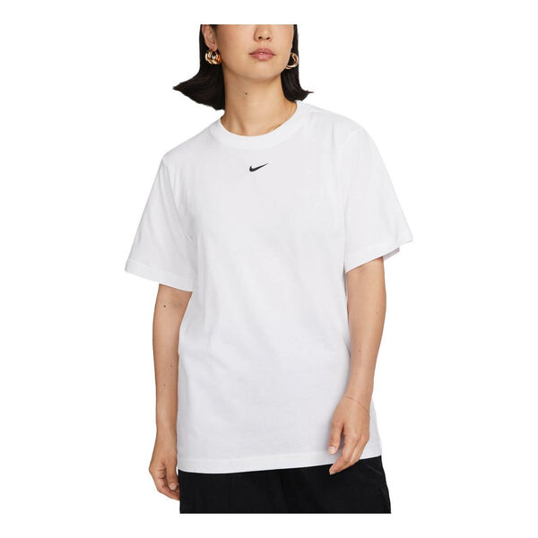 

Футболка sportswear small swoosh t-shirt asia sizing 'white' Nike, белый