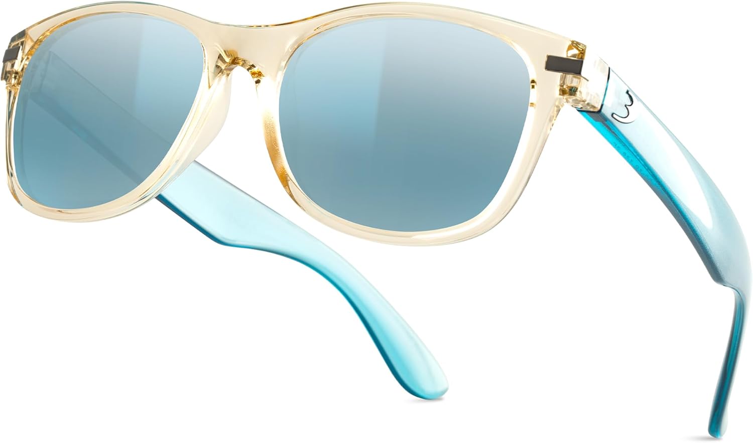 

Классические солнцезащитные очки Bnus итальянского производства с линзами Corning из настоящего стекла и возможностью поляризации B.N.U.S, Meyer Lemon Clear / Silver Mirrored