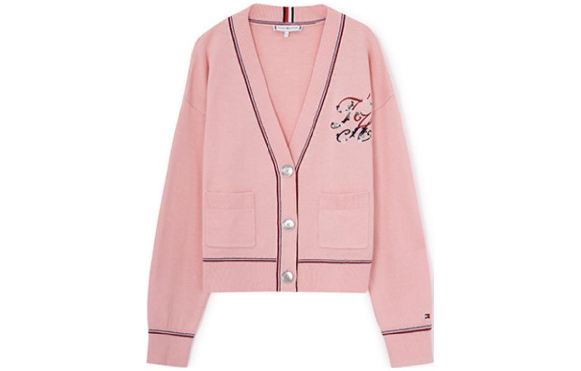 

Tommy Hilfiger Capsule Series вязаный топ женский розовый