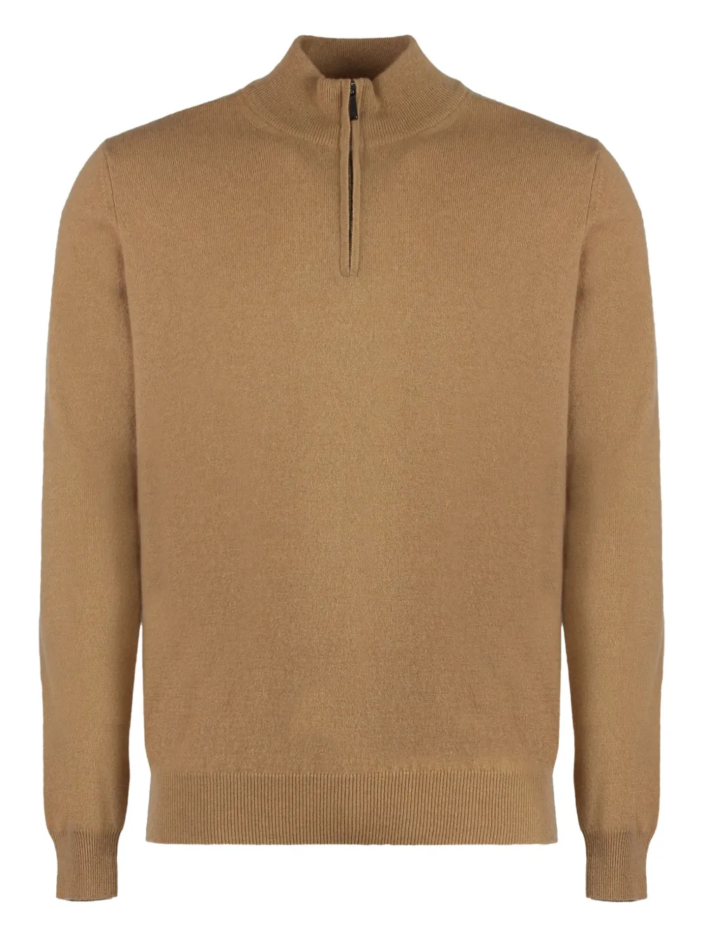 

Свитер с полумолнией Moorer, коричневый