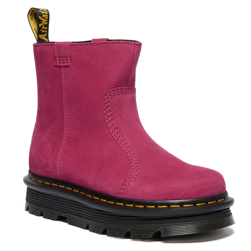 Ботинки Dr Martens Zebzag Rigger, розовый